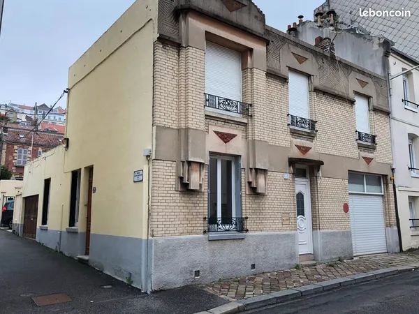 Le havre - appartement 2 pièces + bureau, garage et entrée indépendante - idéal investisseur