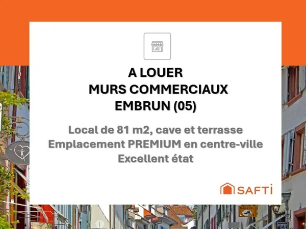A louer - Local commercial - Emplacement premium à EMBRUN