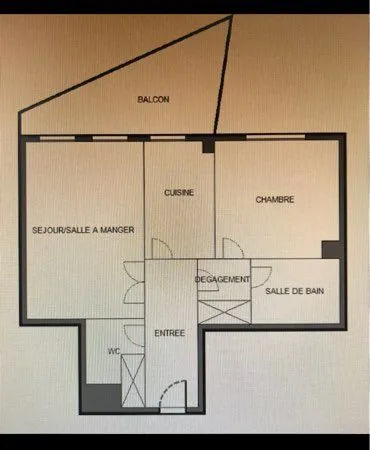 Appartement 2PP en rénovation