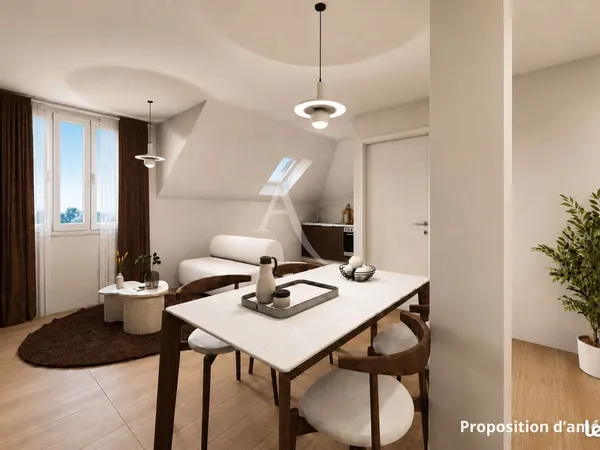 Immeuble 3 pièces 54 m²