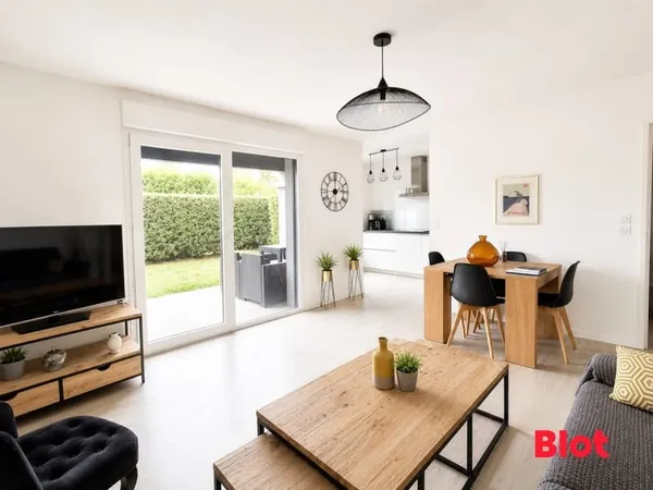 A VENDRE EN EXCLUSIVITE - Appartement T3 avec stationnement et jardin