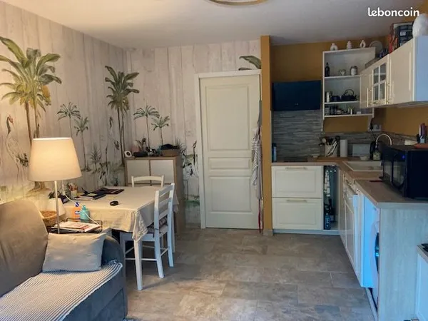 à vendre STUDIO Cabine entièrement aménagé + GARAGE