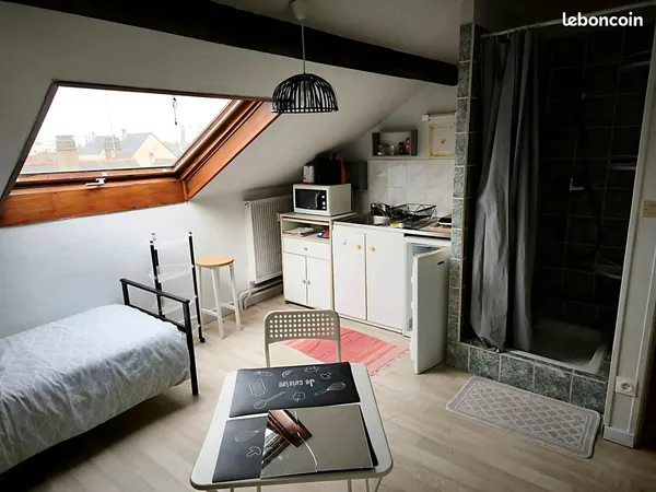 Studio 1 pièce 12 m² Febvotte
