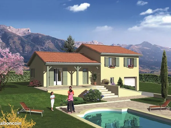 Maison 90 m² avec terrain à SAINT-GEORGES-D'ESPERANCHE (38)