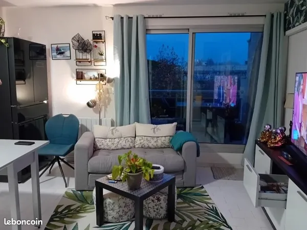 Exceptionnel t3 meuble+parking+terrasse