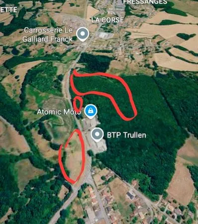 Rare à l'entrée de Guéret - Ensemble foncier de 8,37 ha en bordure de la D940 - Vente directe propri