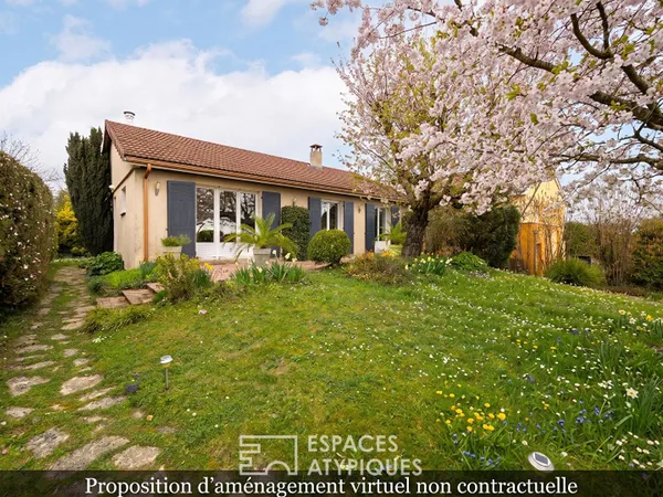 Maison avec jardin au calme d'une impasse