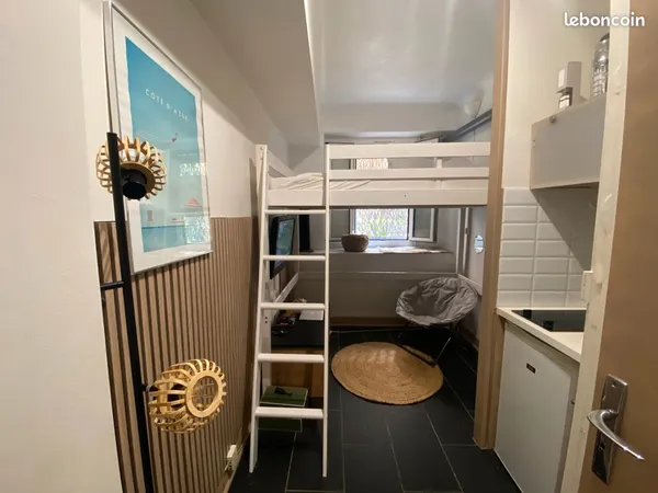 Appartement Studette Rue Meyerbeer Carré d'Or Nice