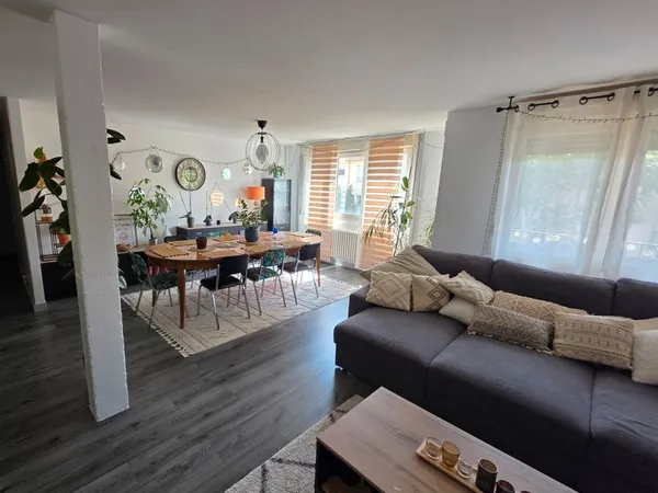 Appartement F4 traversant 92 m2 - Bords de Meurthe - Oberling- Nancy