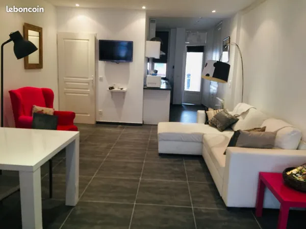 Grand studio avec terrasse et caveau - centre-ville de nuits-saint-georges