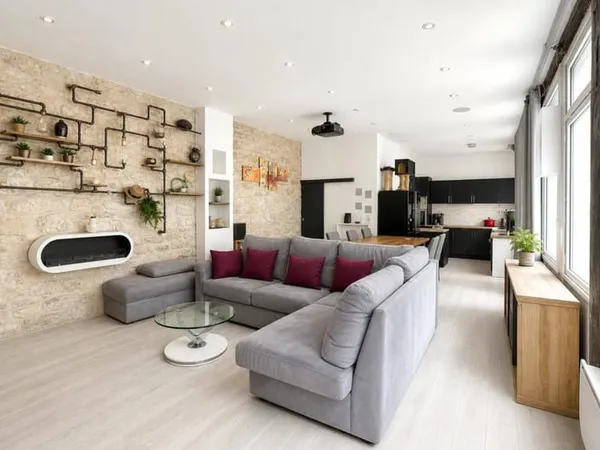 T3 79 m² au calme avec souplex et parking - double usage