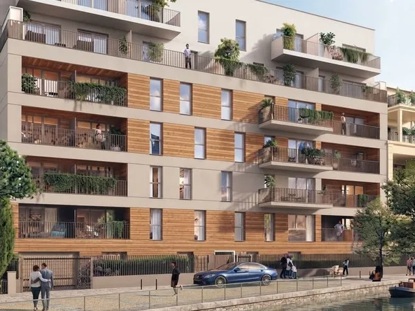 SUPERBE 3 PIECES AVEC TERRASSE  LE LONG DU CANAL DE L'OURQ