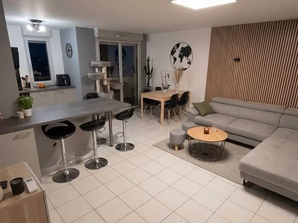 Appartement T3 63 m² en rez-de-jardin avec jardin privatif, terrasse et climatisation