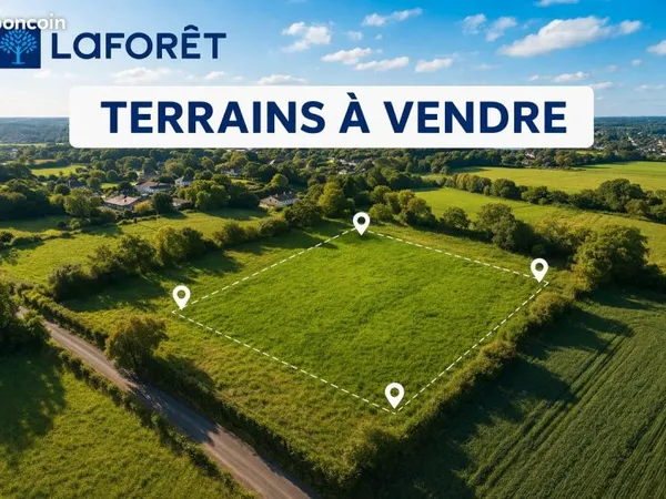 Terrain 607 m² PENMARCH