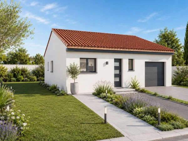 Terrain + maison 80 m²