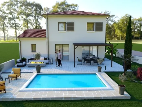 Maison 90M² terrain 500M²