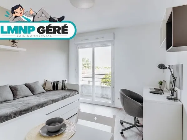 Studio étudiant - investissement LMNP géré - idéal investisseur