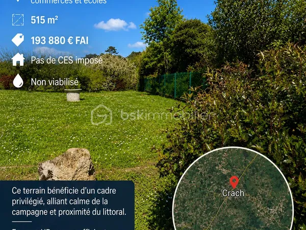 Terrain 515 m²
