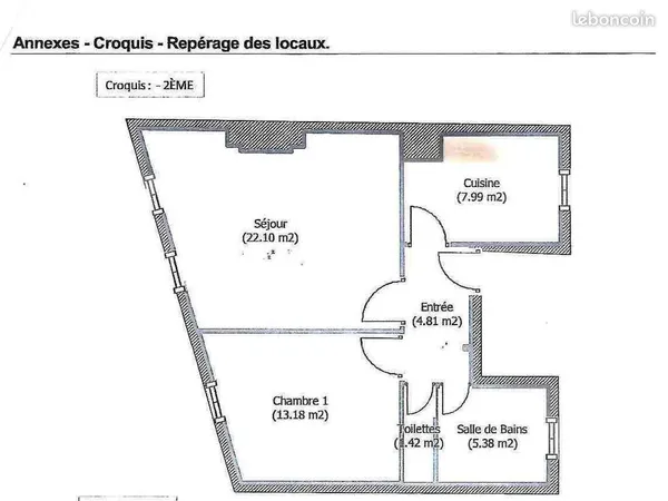A Avranches, appartement meublé