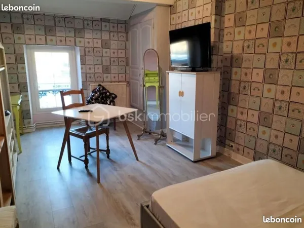 Chambre studio 24 m2 + sdb wc
