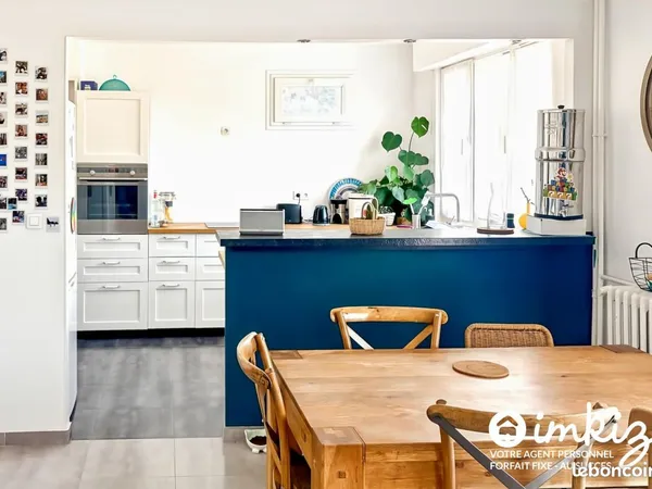 Appartement 3 pièces avec jardin calme et lumineux