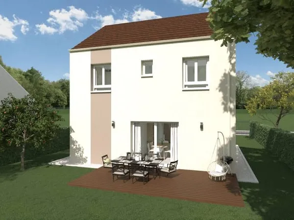 Projet de construction à Pecqueuse - Terrain de 403 m²