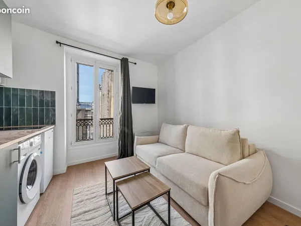Studio meublé refait à neuf 11,6 m² · Paris 18 · Marx Dormoy