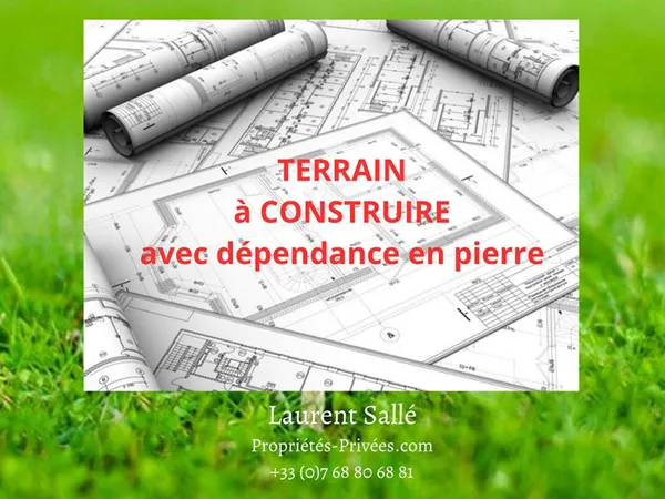 LARRÉ (56230): Terrain de 780 m² avec bâtisse en pierres à rénover