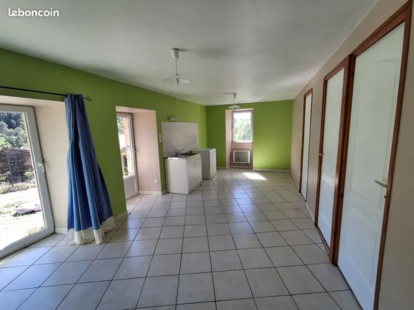 Logement de plain-pied de 40m² a la campagne