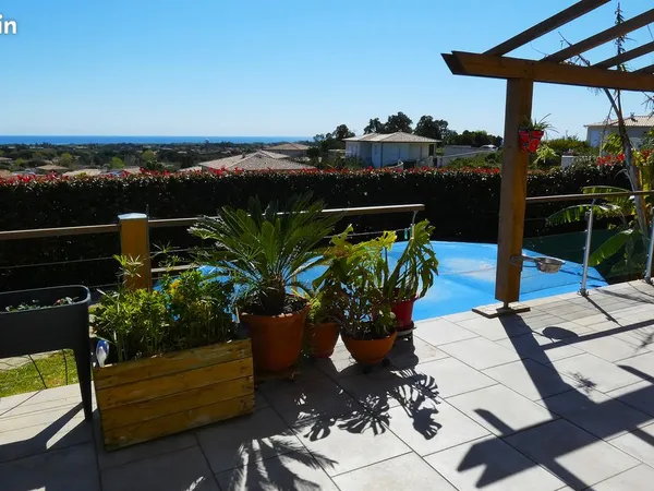 Maison Ventiseri (20240) - 133 m² - Vue Mer exceptionnelle 180°- sans vis à vis
