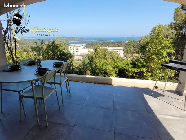 💥 Magnifique T3 de 50m2 meublé avec terrasse & vue mer (Location période scolaire : octobre à avril)