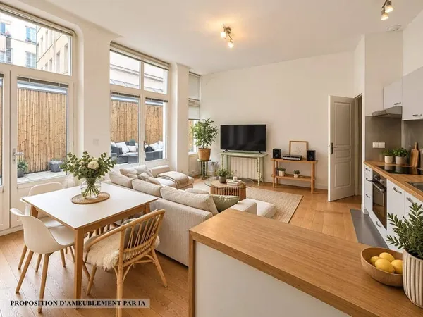 Appartement 2 pièces 45 m²
