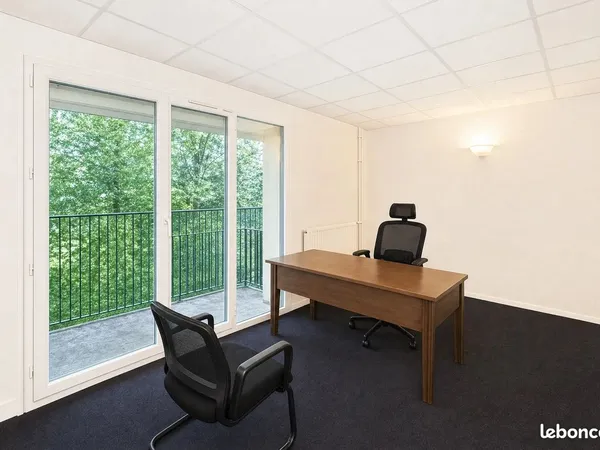 Bureaux 18 m² TOUT compris 404/mois — Rouen Est (infirmier, cabinet médical, TPE, freelance)