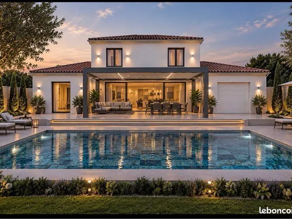🏡 Maison 150 m² - 5 chambres - piscine - terrain 1 040 m² - Vinon-sur-Verdon
