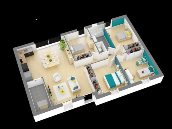 Maison neuve 5 pièces 99 m²