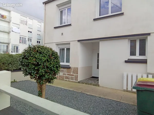 Brest technopole - 1 chambre meublée avec jardin