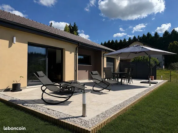 Belle Maison plain-pied contemporaine - 105m2 - Terrain 1396m2