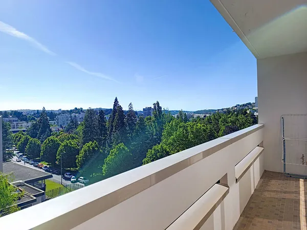 SAINT-ÉTIENNE MÉTARE - SPACIEUX T5 AVEC 3 BALCONS, VUE DÉGAGÉE SUR LE PARC DE L'EUROPE, PARKING PRIV