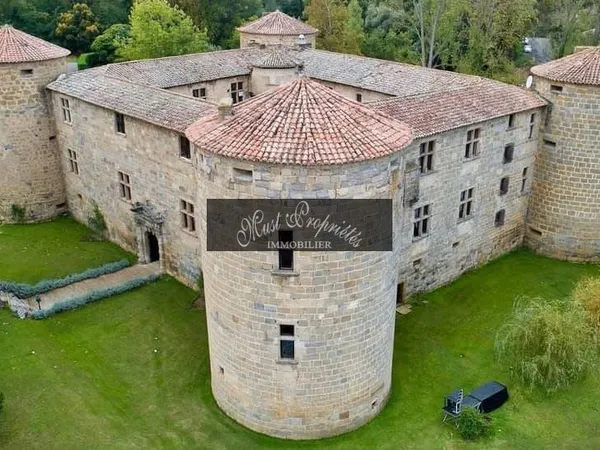 Chateau 55 pièces 3000 m²