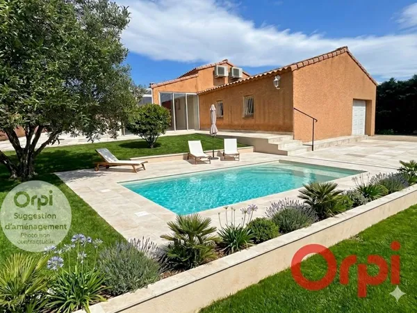 À Vendre : Maison de plain-pied 4 faces à Sérignan