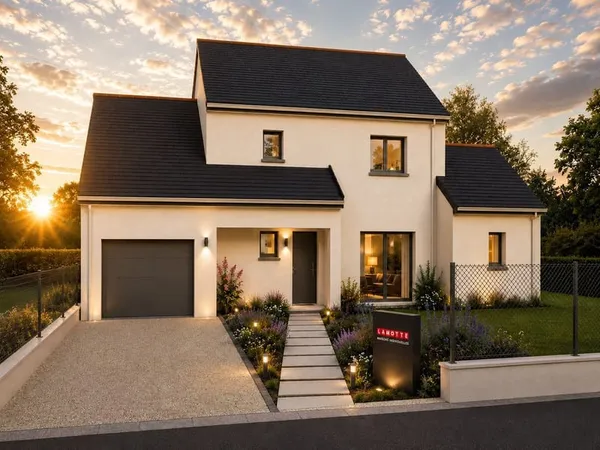 Projet de construction d'une maison 112 m² avec terrain à LOCQUELTAS (56)