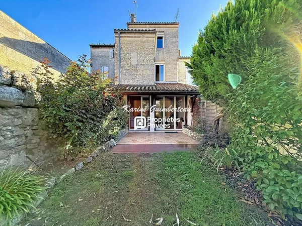 Maison de ville Libourne-centre 161 m² / 4 chambres + jardin + dépendance 20 m²