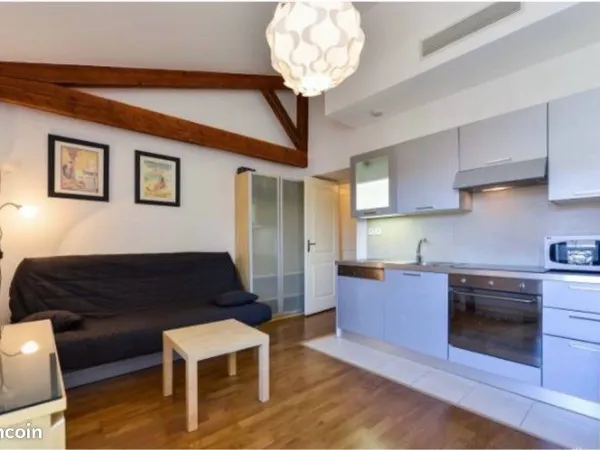 Studio meublé 23 m² - Dernier étage - Vue Notre-Dame - La Joliette - Disponible immédiatement