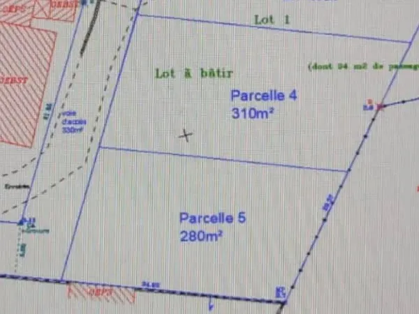 Magnifique terrain Plat de 600 m²