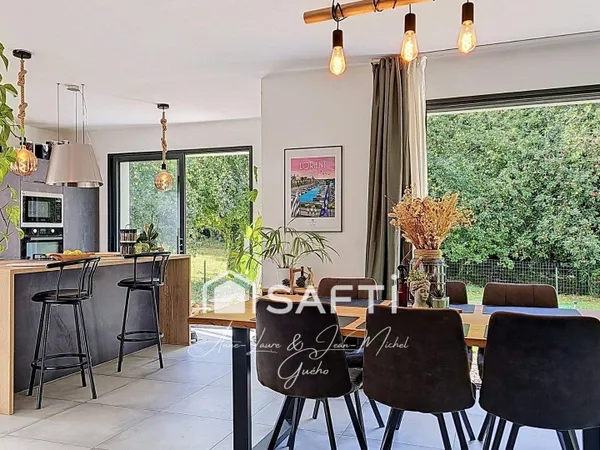 PLUVIGNER - CONTEMPORAINE DE 2023 - 4 CHAMBRES - CALME & VIE DE PLAIN-PIED