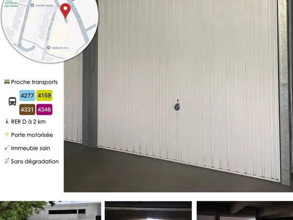 Box / place de parking en silo - Sécurisé et idéalement situé à Évry