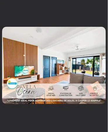 Villa Océan - Maison meublée avec vue mer | Petite-Île