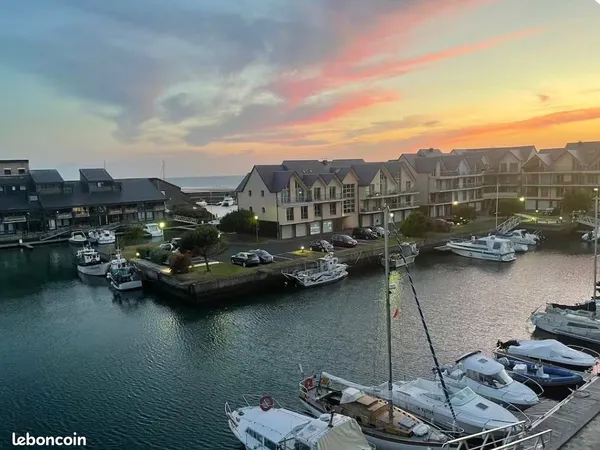 Appartement meublé 46 m2 vue mer à Port Deauville