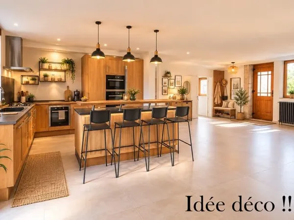 Ferme Rénovée à vendre 6 pièces 249m² SAINT DENIS LES BOURG (01)