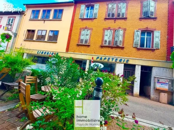 A saisir 67330 dans notre petite citee de caractere bouxwiller : immeuble de + 500m2